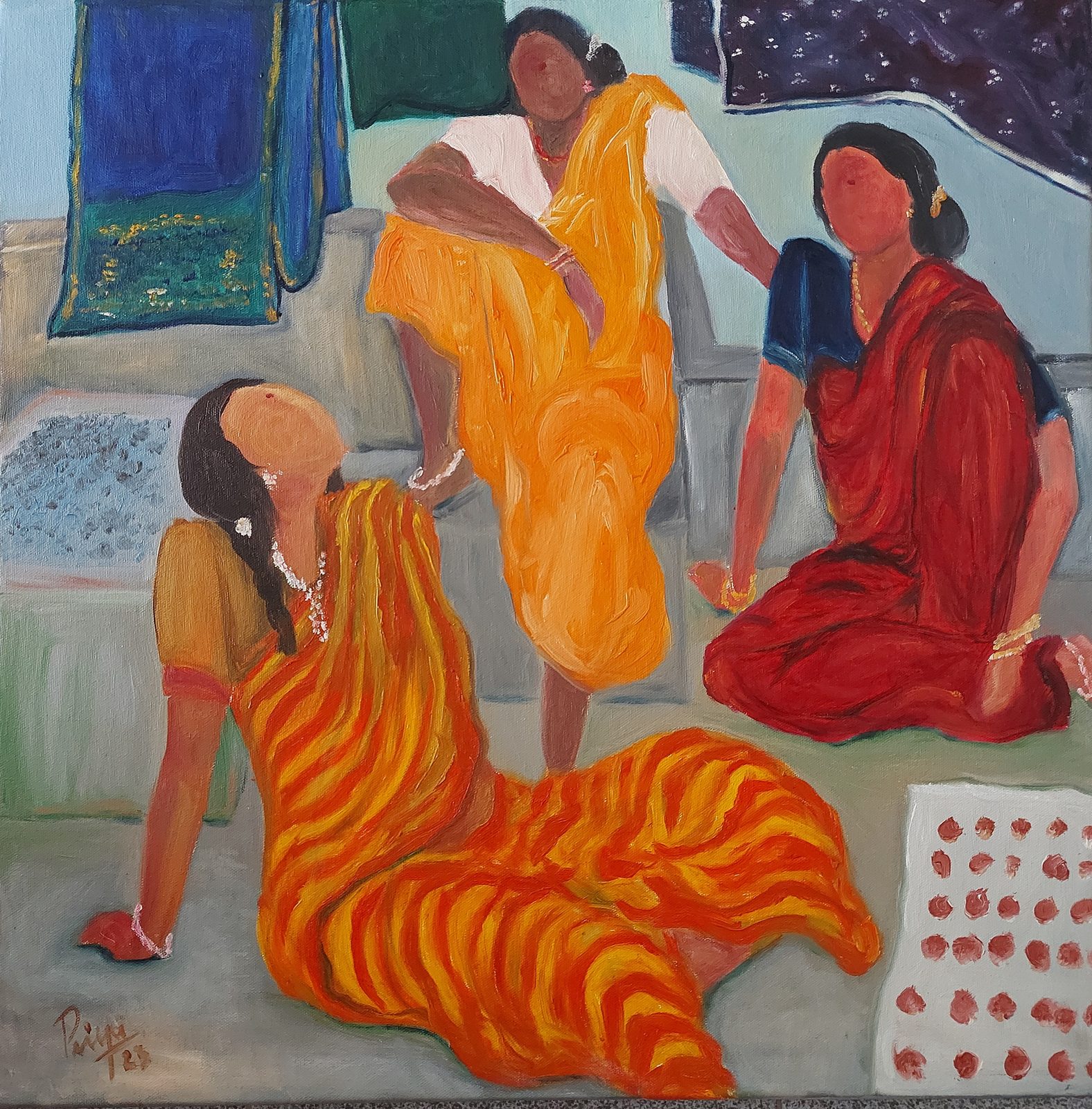 Conversation 4 — a pause in a game of Pallanguzhi