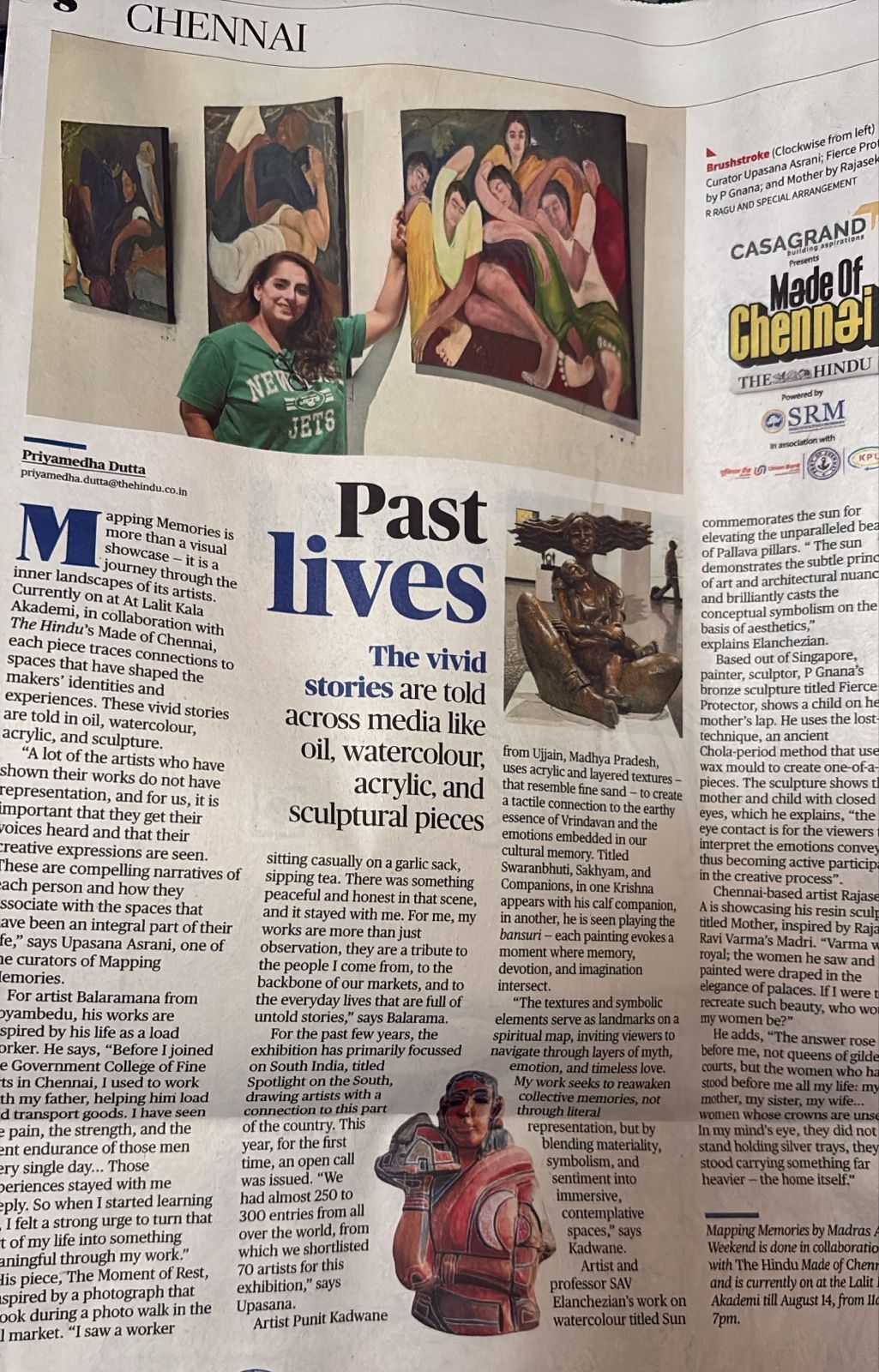 The Hindu Made of Chennai feature, Past Lives